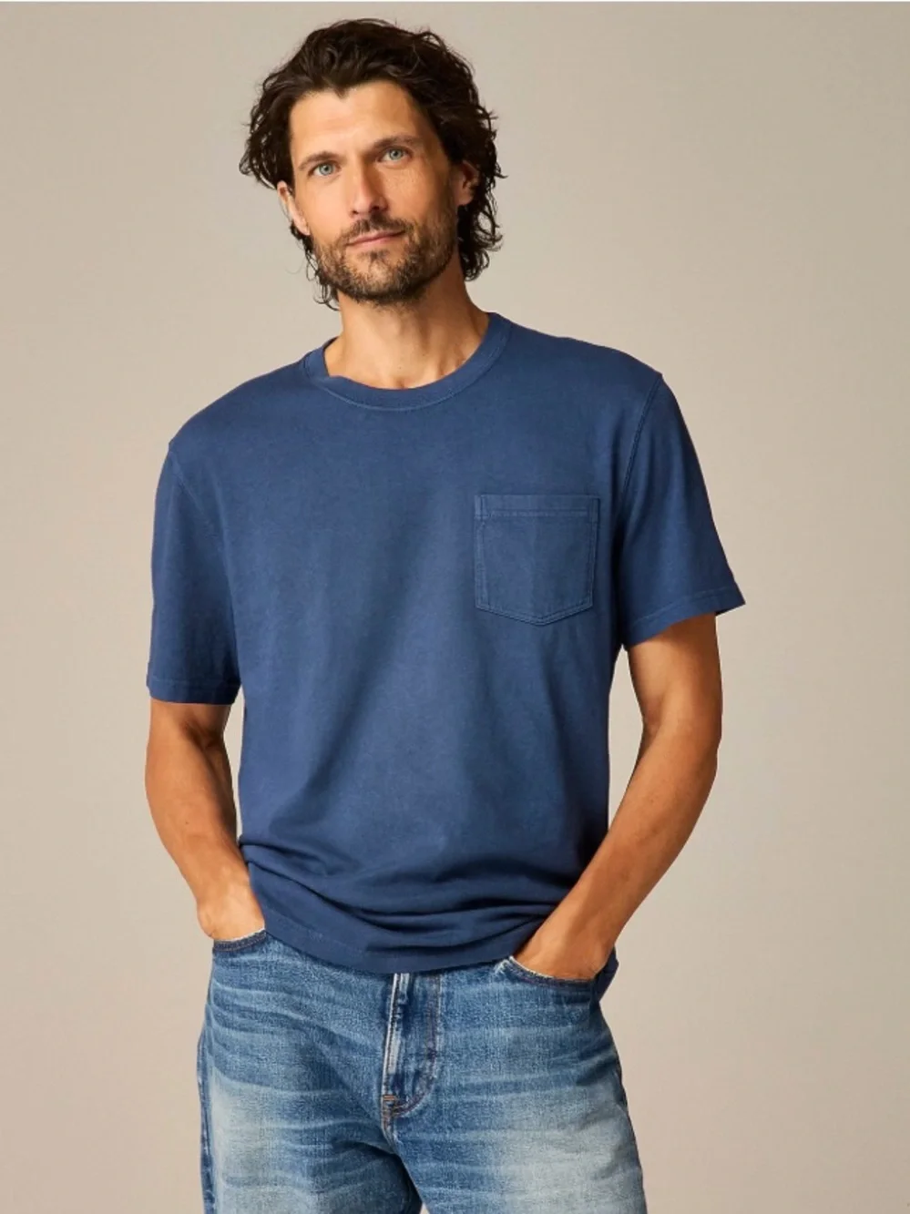 J Crew Shirt S Vintage Wash Blue
